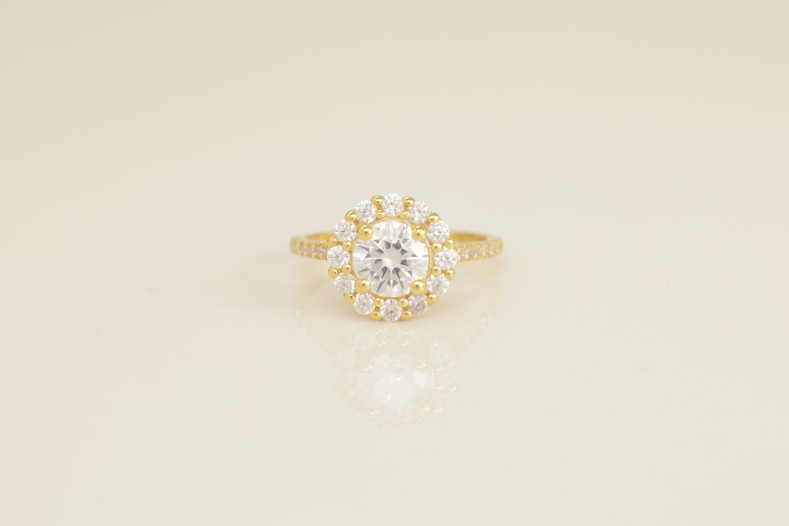 Twisted Diamond Engagement Ring, Diamond Infinity Ring, Bridal Solitaire Promise Ring, Anniversary Ring Gift for Her
